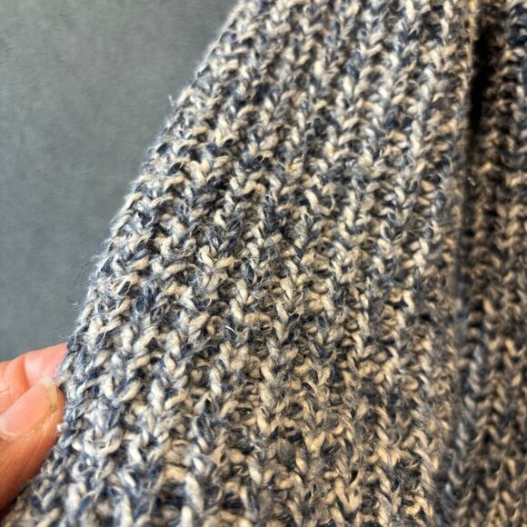 Point Sur Sweater Fisherman Cable Knit Rolled Neck Turtleneck Heavyweight Preppy - Picture 10 of 11